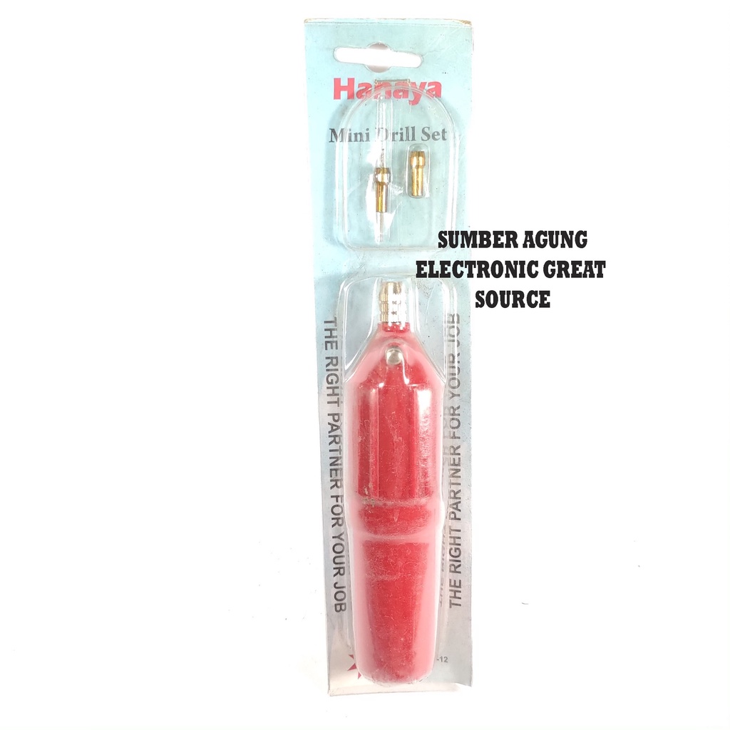 Hanaya Mini Drill Set Bor Mini Kecil Otomatis