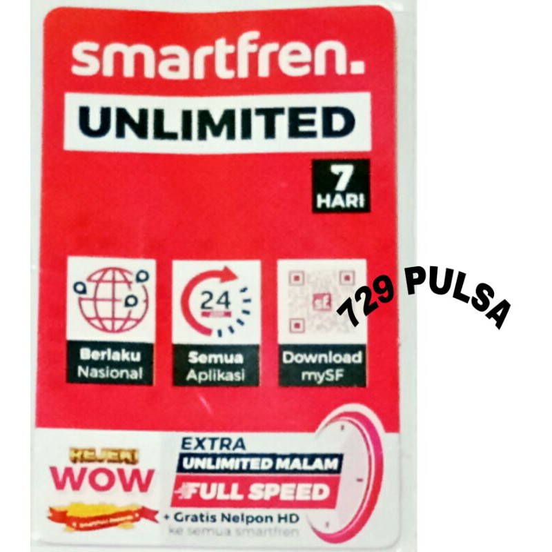 Voucher Smartfren Unlimited 7 Hari