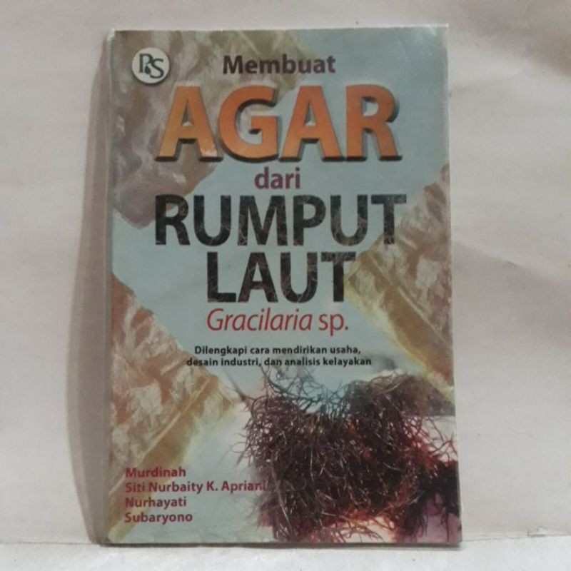 Buku Pertanian - Membuat Agar Dari Rumput Laut (Gracilaria sp.)
