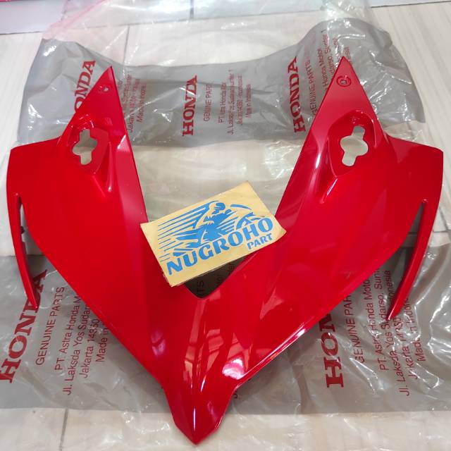 Tameng Depan Cowl Fr Upper New Cbr150r Led K45N Merah