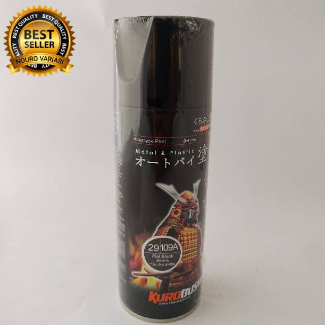 Samurai paint flat black 109A cat semprot samurai