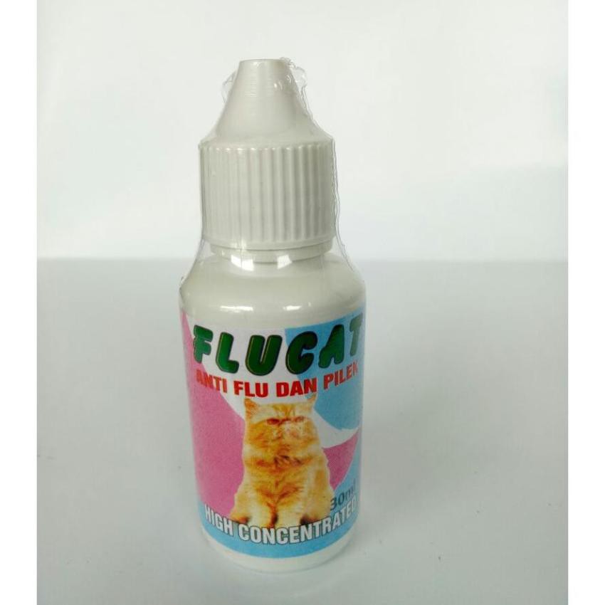 FLUCAT 30mL / Obat Flu dan Pilek untuk Kucing / Obat Tetes Kucing