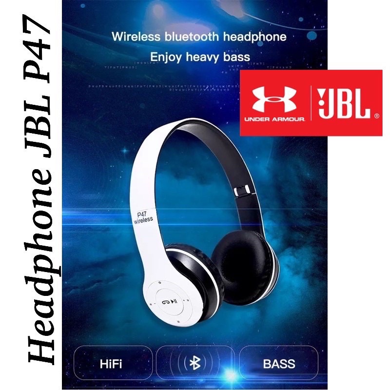 Handsfree Headset Bluetooth P47 Handset Handsfree P47 Bluetooth Bando Wireless Promo Sen