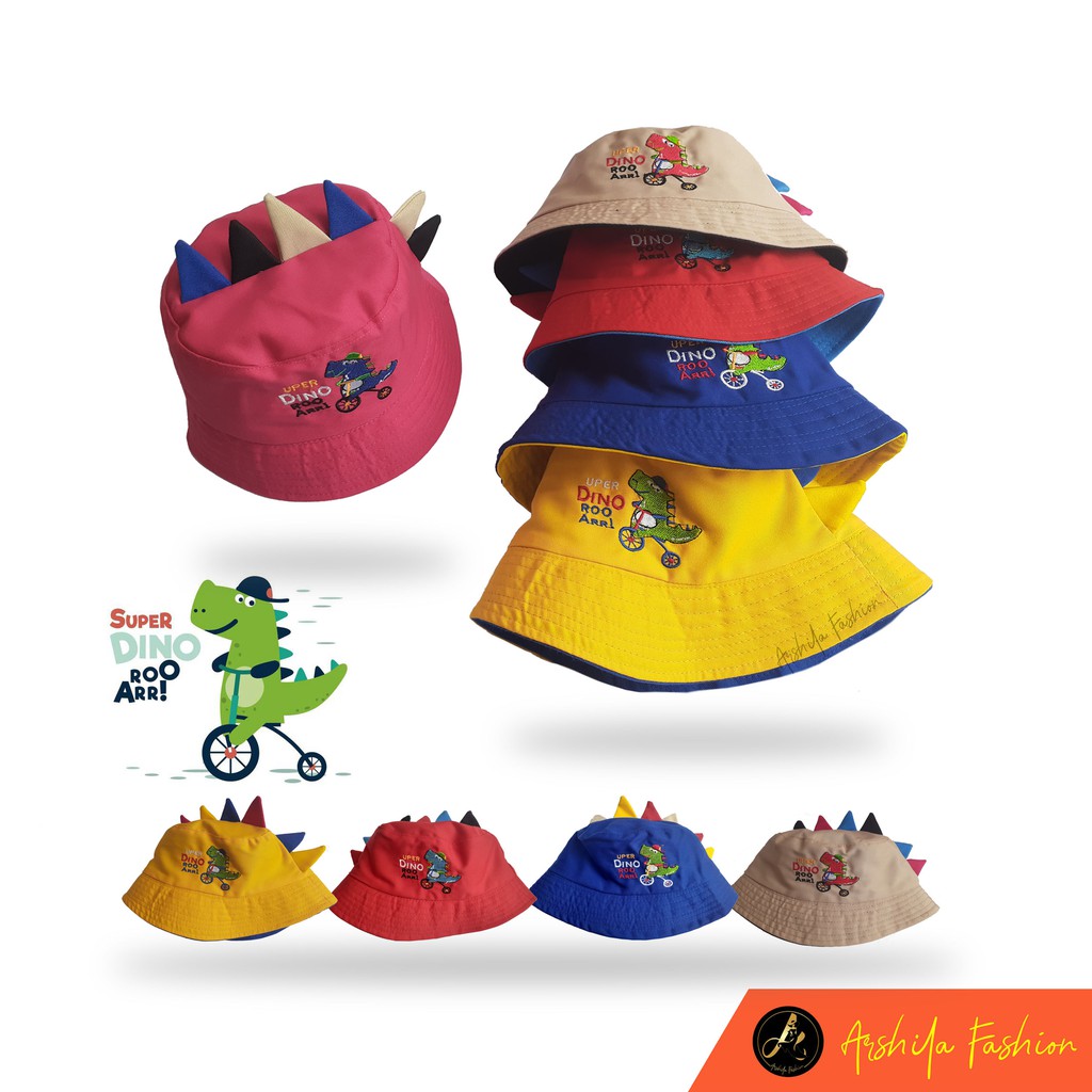 Bucket Dino Banyak Tanduk / Bucket Dino Tyrex / Bucket Dino Anak 2-8 Tahun