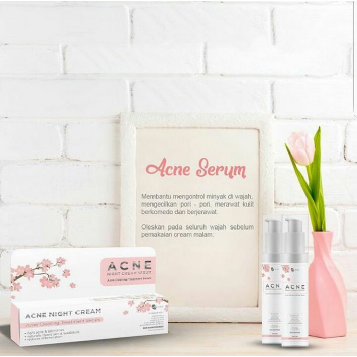 MS GLOW ACNE SERUM - SERUM ACNE  MS GLOW ISI 15 ML KEMASAN BARU