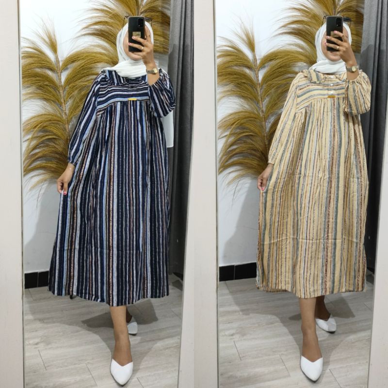 Rainbow midi dress | long tunik | naurafashio_store