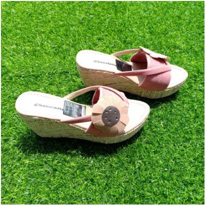 sandal wedges bunga