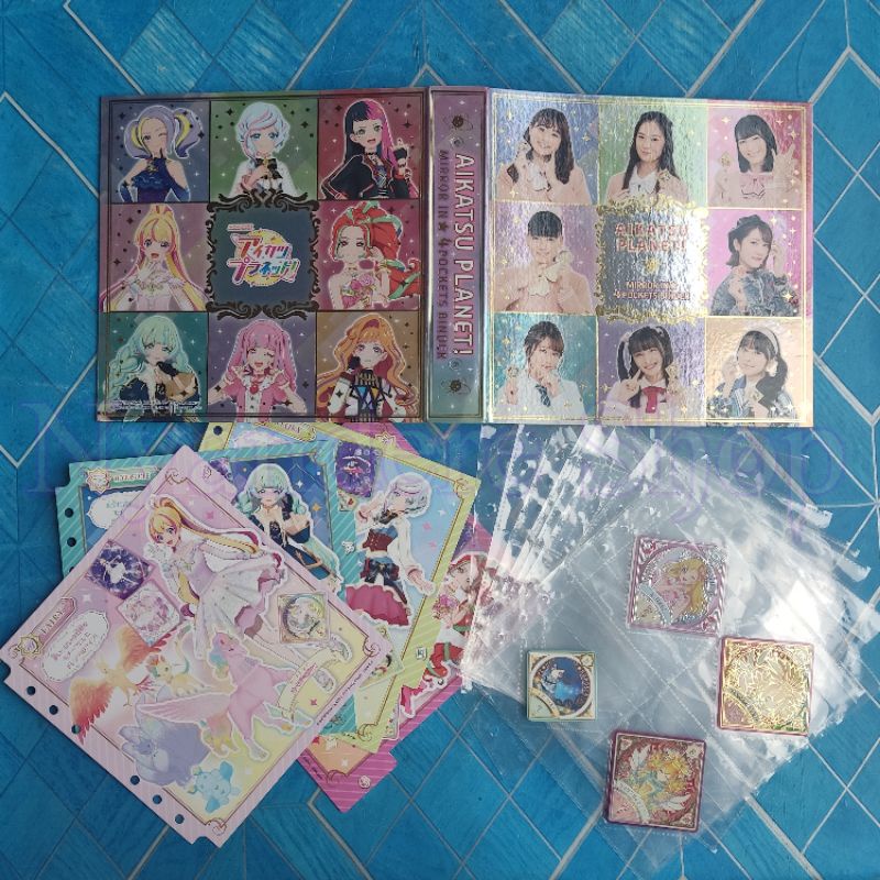 Aikatsu Planet Binder Mirror In * ★ Official 4 Pocket Tempat Simpan Kartu Jepang Album Khusus Swing 