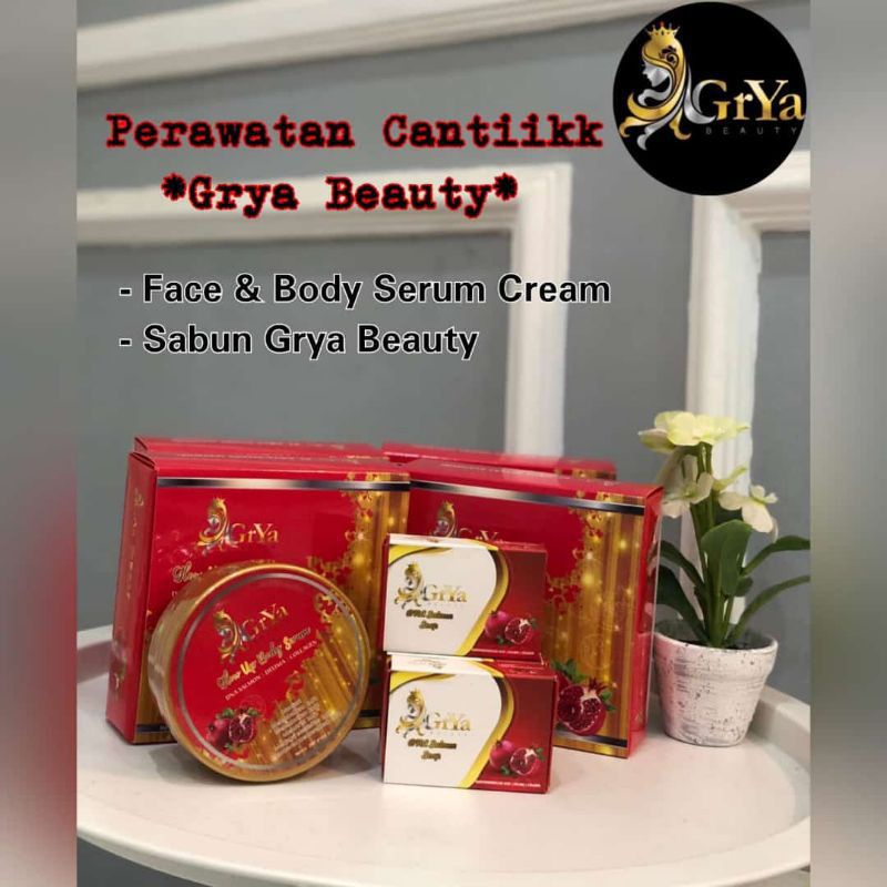 PAKET CREAM 12,5GR DAN SABUN 0,25BATANG DNA SALMON GRYA BEAUTY