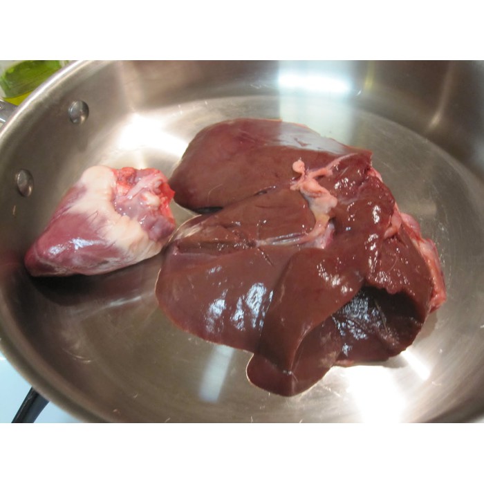 

daging hati kambing / domba 1000 gram foozen/ beku gojek only .