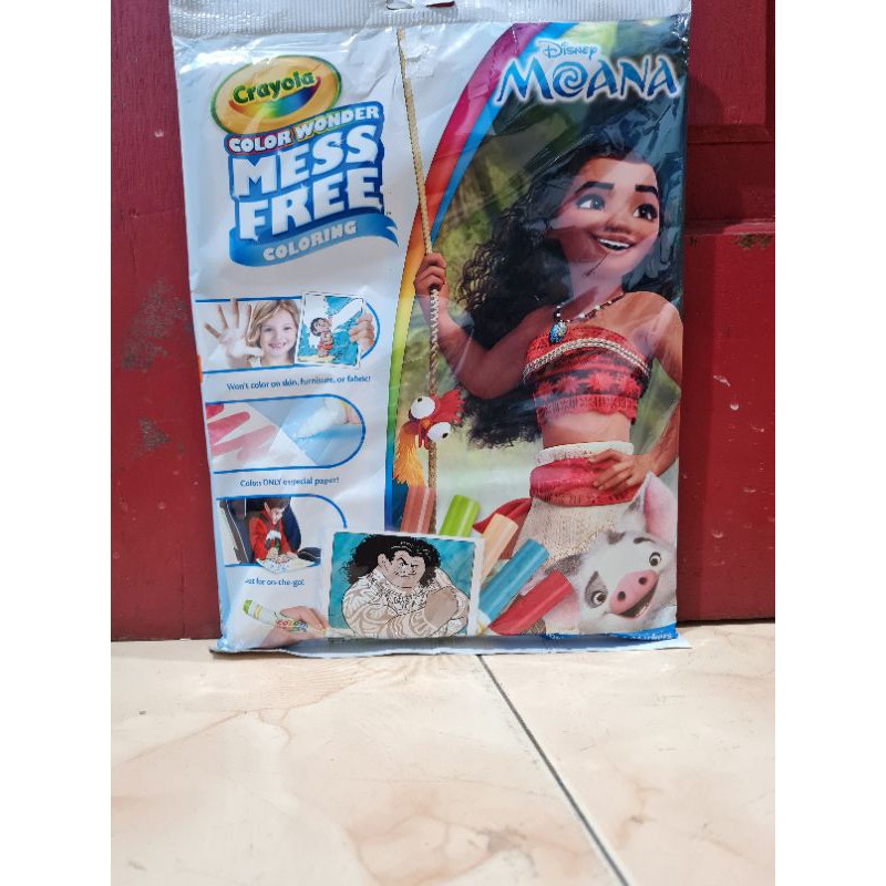 

crayola color wonder mess free coloring moana atau shopkins