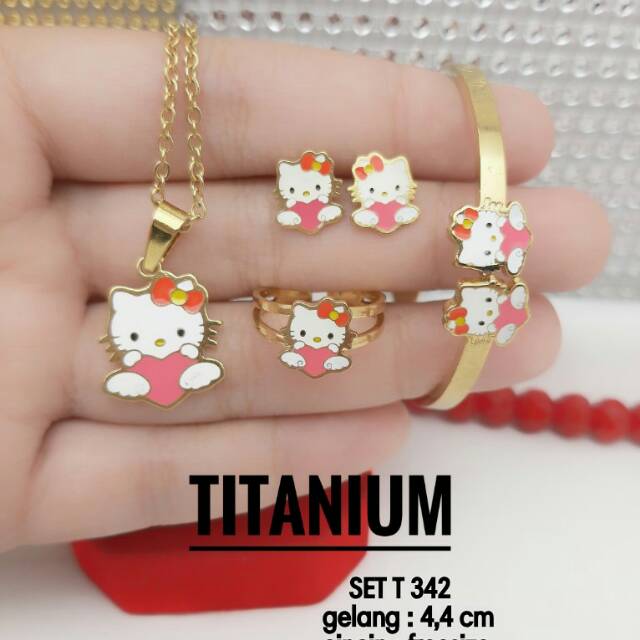 Titanium set anak