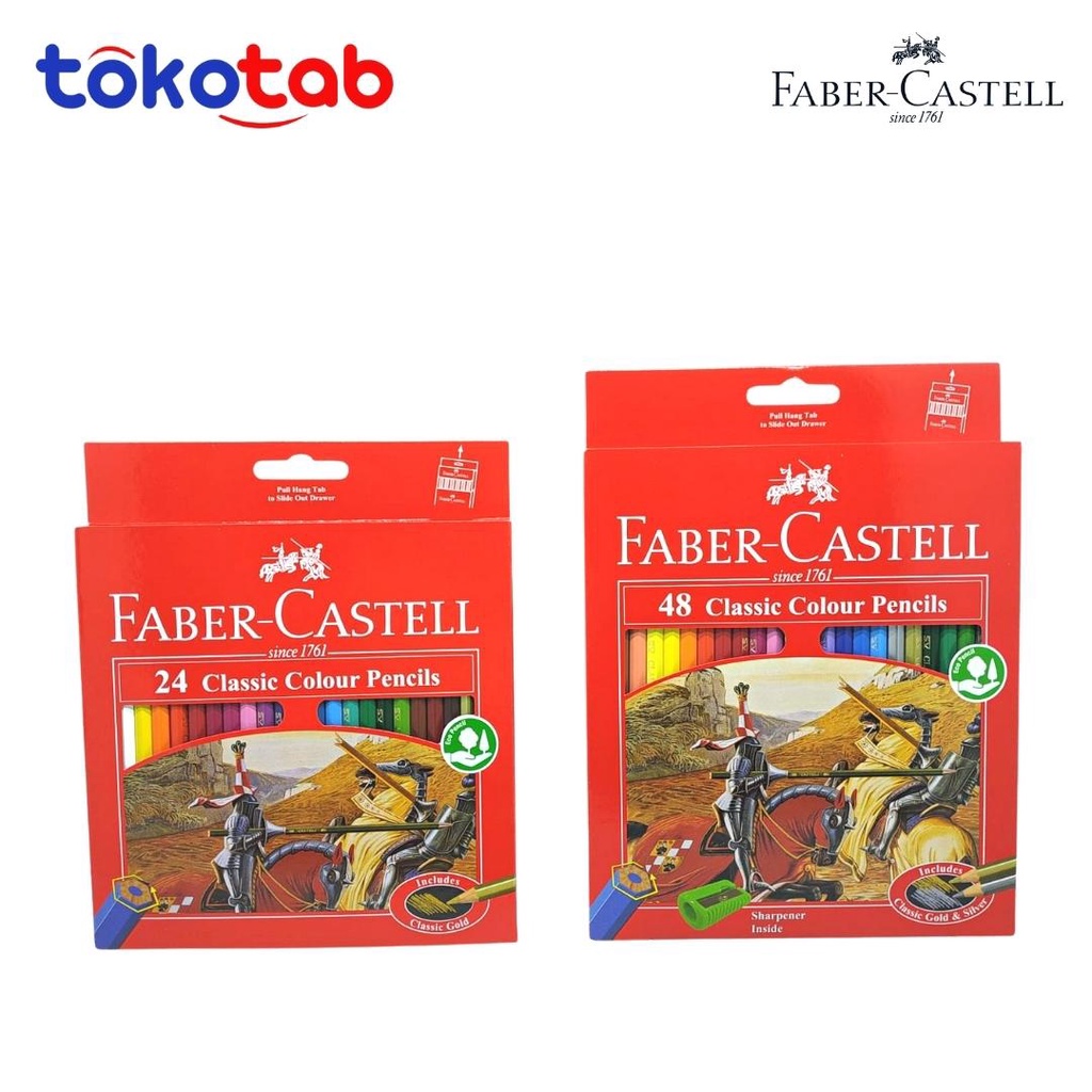 

Tokotab - Pensil Warna Panjang FABER CASTELL 24 dan 48 Warna