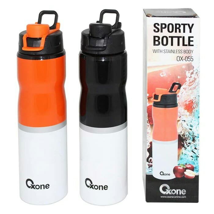 OX 055 Sport Bottle Oxone  with Stainless Body Botol MInum 