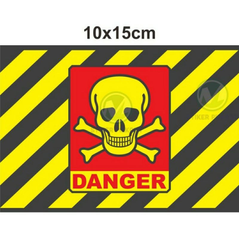 

STIKER DANGER 10X15cm