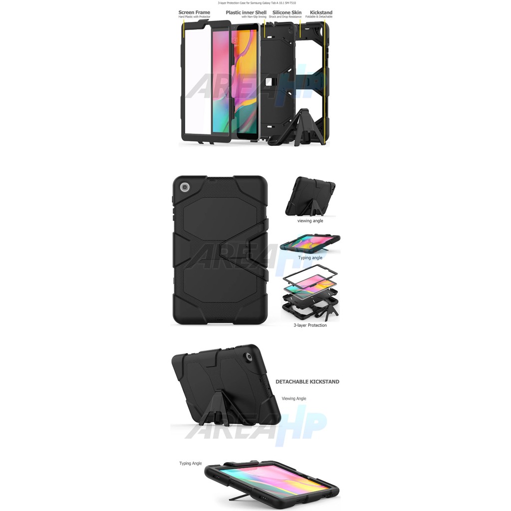 Griffin Survivor All Terrain Shockproof Case Casing Cover for Samsung Galaxy Tab A 8.0 2019 with S-Pen P200 P205