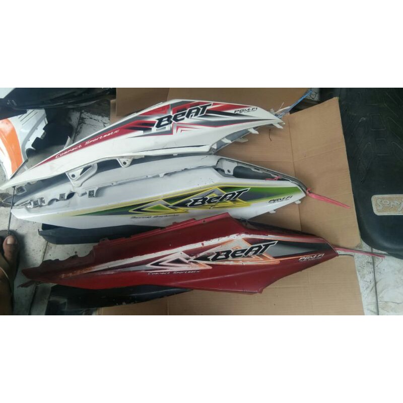cover bodi belakang honda beat fi 2013 2014 original