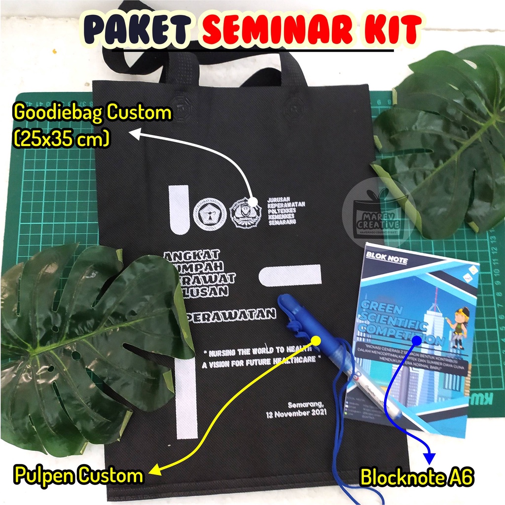 Seminar Kit : Paket Seminar Kit , Goodie bag , Pulpen Custom , Block Note , ganci custom , Co Card