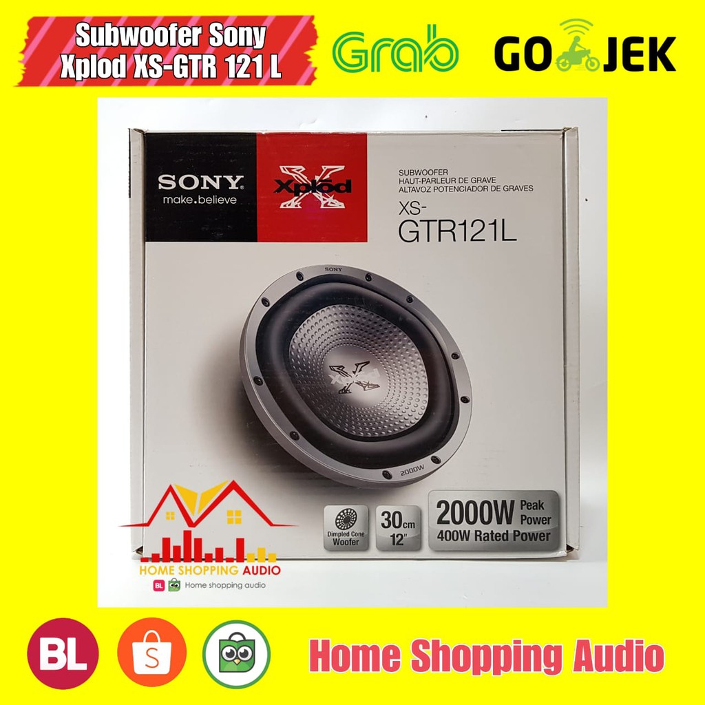 Subwoofer 12inch Sony Xplod XS GTR121L Subwofer Xplod GTR XS 121 L Subwoofer 12 inch Sony Original G