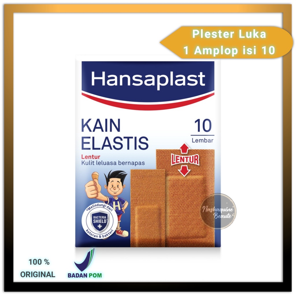 Hansaplast Kain Elastis Amplop - Transparan Plester - Hansaplast Aqua Protect Plester Anti Air