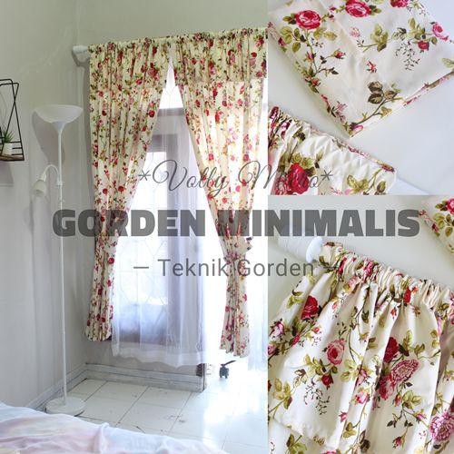 Gorden Minimalis, Gorden Jendela, Gorden Kamar,Gorden Rumah - Kotak Putih