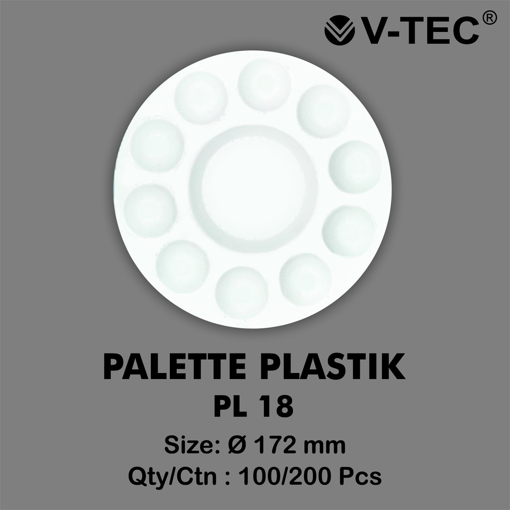 

V-TEC PALETTE PLASTIK VT-18 (BUNDAR)