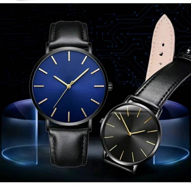 Jam Tangan Pria Terbaru Desain Mewah Dan Tipis