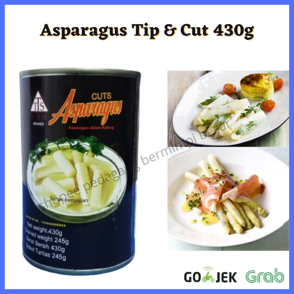 

Asparagus Tip & Cut 430g/ Asparagus Cut Kaleng 430gr/ Asparagus Cut 430gr / Asparagus Dalam Kaleng 430gr/ Asparagus potong 430gr