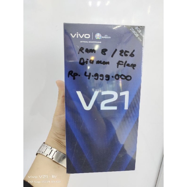 Vivo V21 Ram8 Rom256