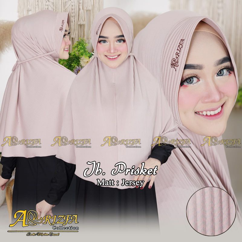 Hijab Instan Bergo Plisket Jumbo by Ar-Rizfa