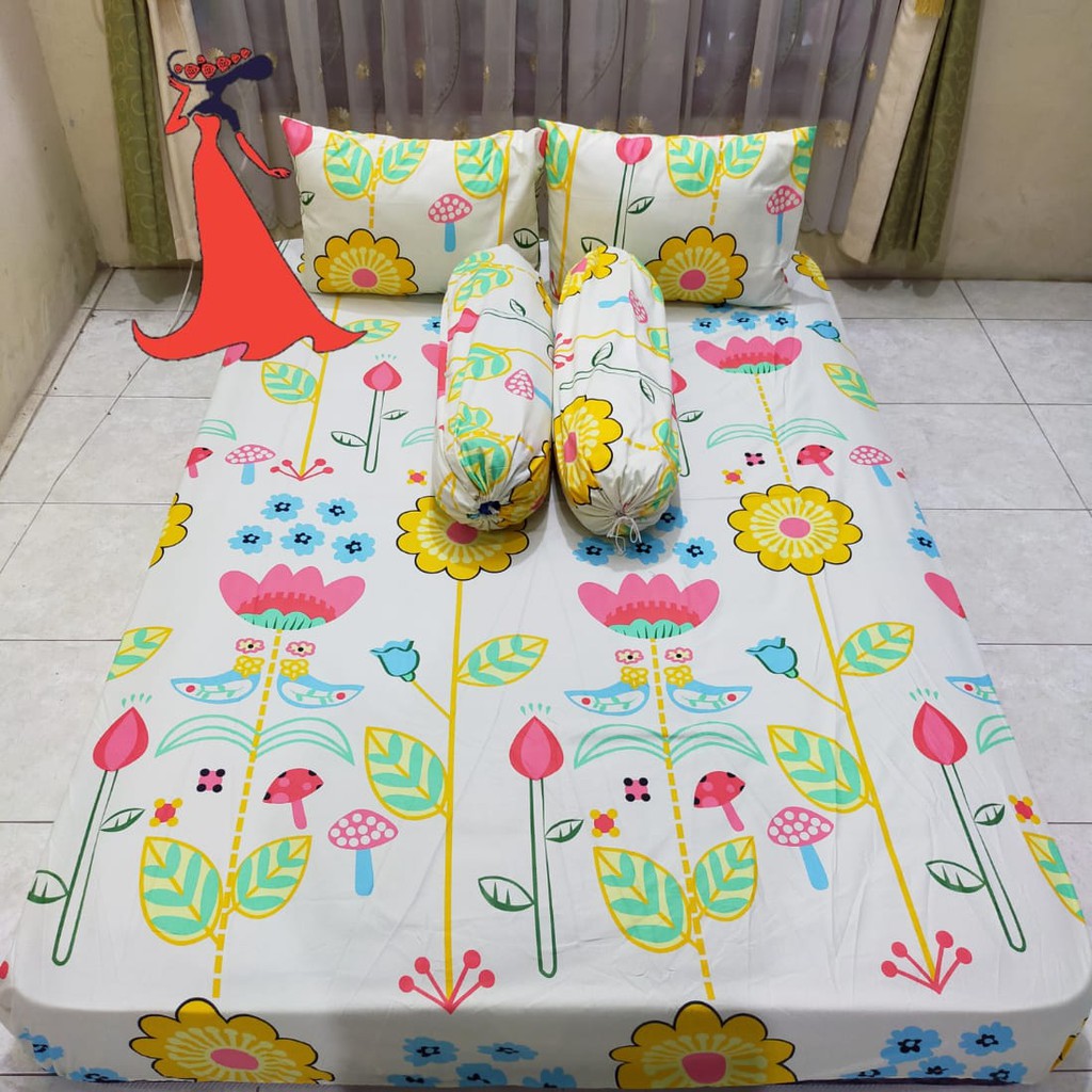 sprei yellow flowers