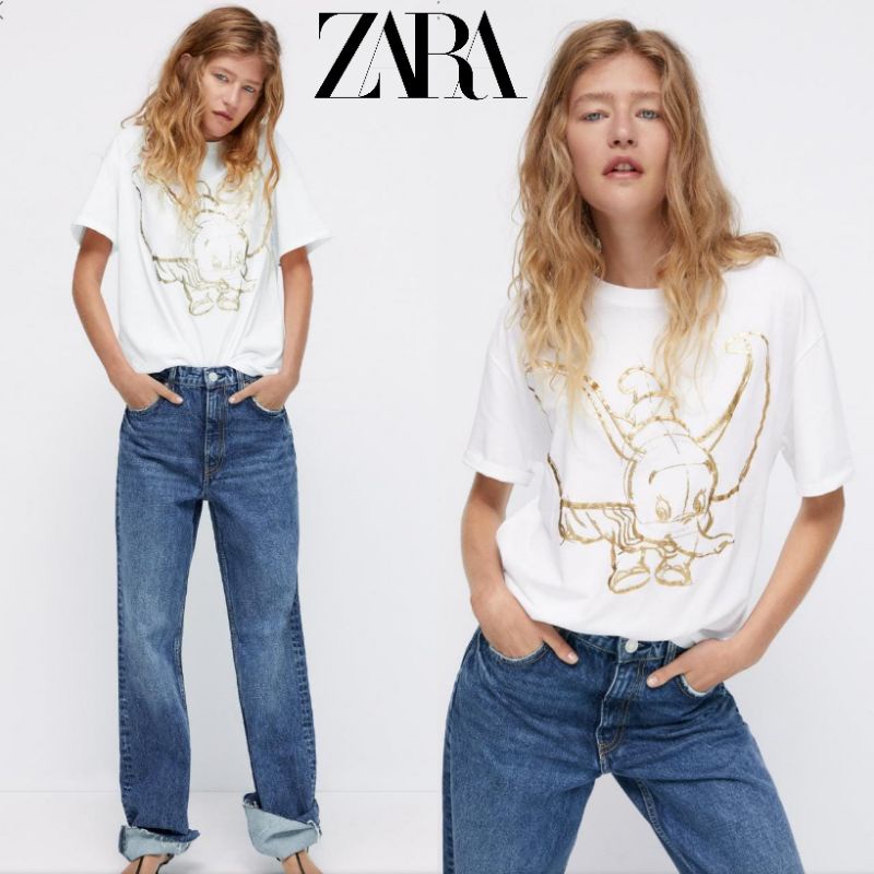 Zara Dumbo Gold T-Shirt