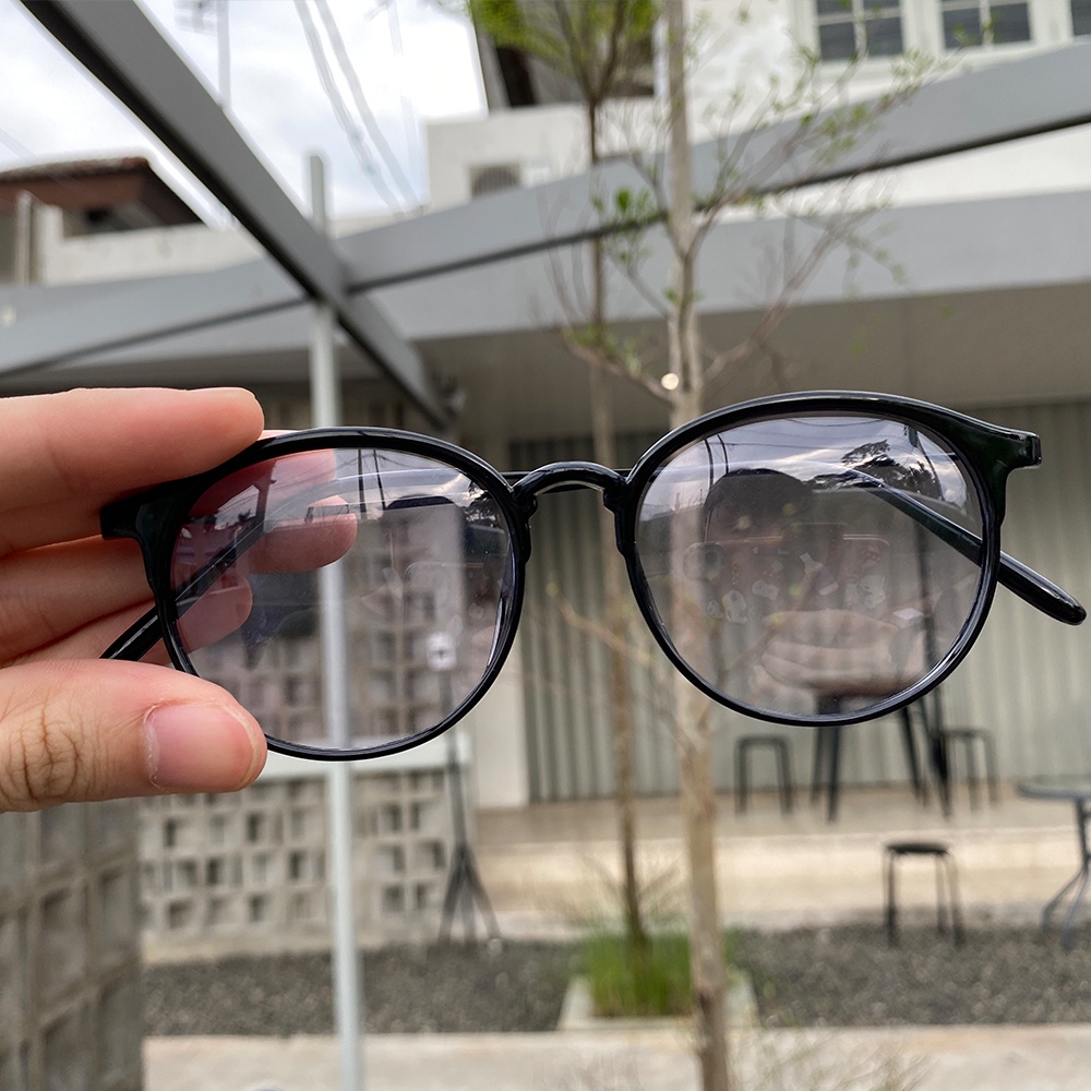 Kacamata PHOTOCROMIC 2125  Lensa Berubah Warna di Luar Ruangan Anti Radiasi UV Sunglass Blueray Bluecromic Minus/Plus Korea Fashion Pria &amp; Wanita Frame Lentur Oval