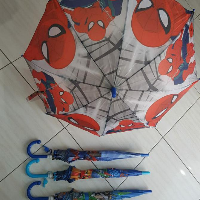 PAYUNG ANAK MOTIF KARTUN SUPERHERO MURAH