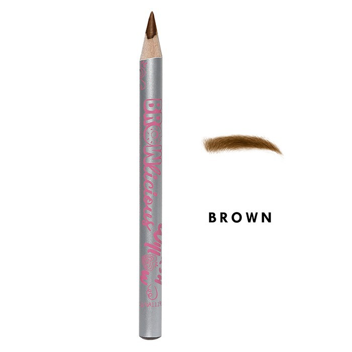 (BPOM) Marshwillow Browlicious Eyebrow pencil Dark Brown/Brown/Black by Natasha Wilona- PENSIL ALIS