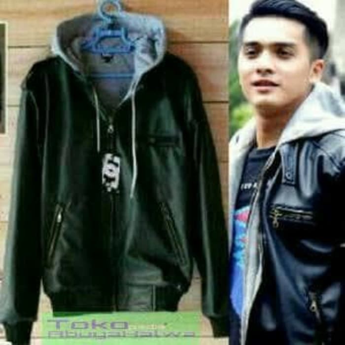 JAKET Hoodie GGS RICKI HARUN Bertopi Kupluk semi kulit murah