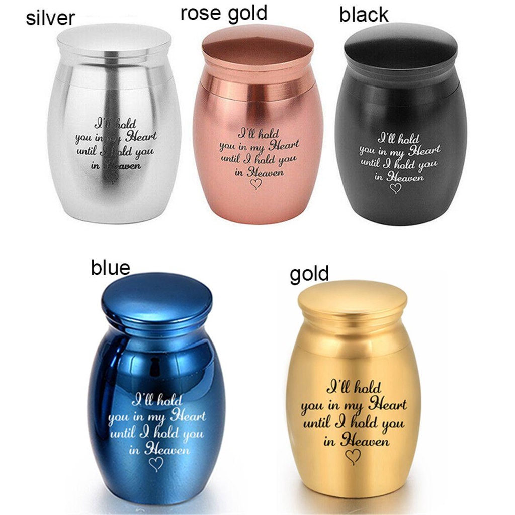 Toples Crem Pet Nanas Pet Kecil Pet Tercinta Aluminium Alloy Cremation Jar