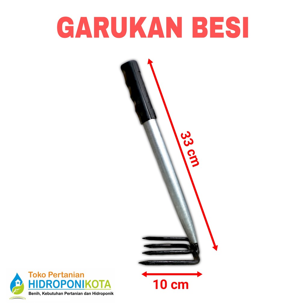 garukan tanah besi - 33 cm