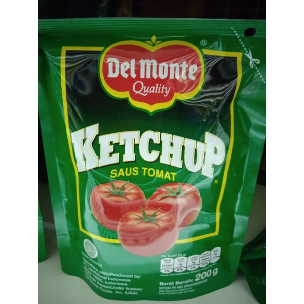 

Del Monte Ketchup Saos Tomat 200 Gram