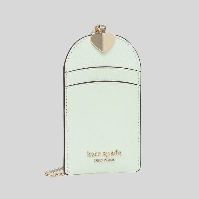 Lanyard Kate Spade Original - Ks Spencer Lanyard Crystal Blue Nn Terlaris