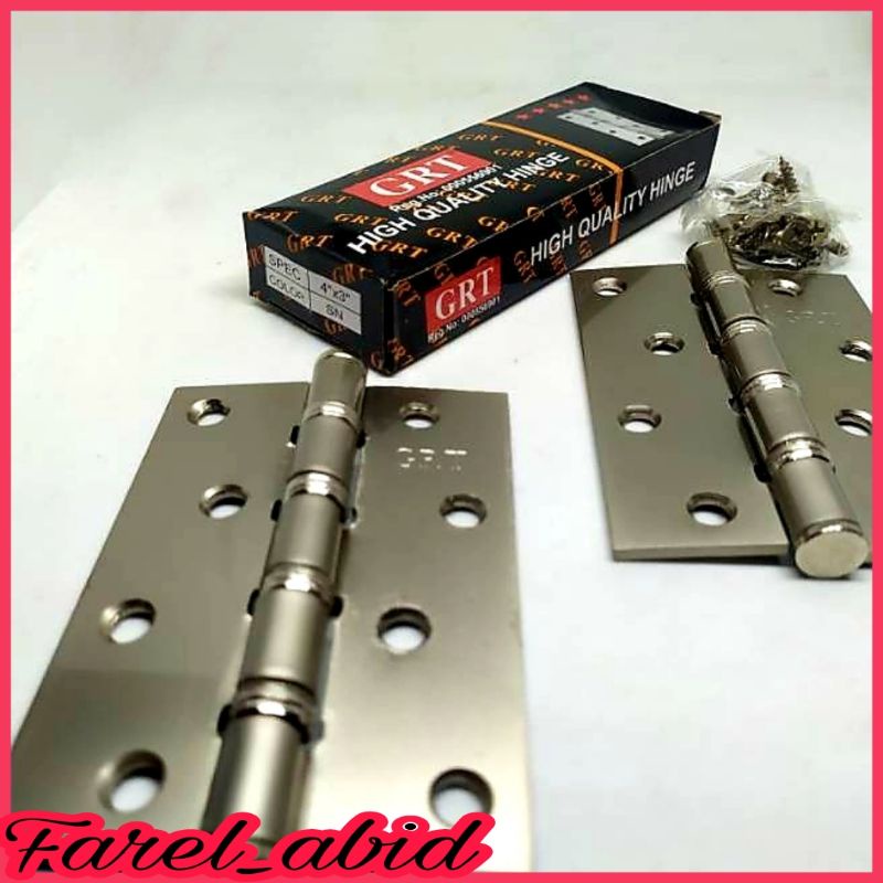 Tokaiaja Engsel Pintu Rumah 4 Inchi Engsel Pintu 4 Lobang Engsel Pintu Depan Kamar Dapur Jendela