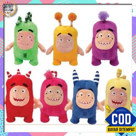 Boneka Bantal Wortel Senyum Stuffed Plush Untuk Anak Ukuran 30 Cm Boneka Oddbods Bahan Yelvo Tinggi