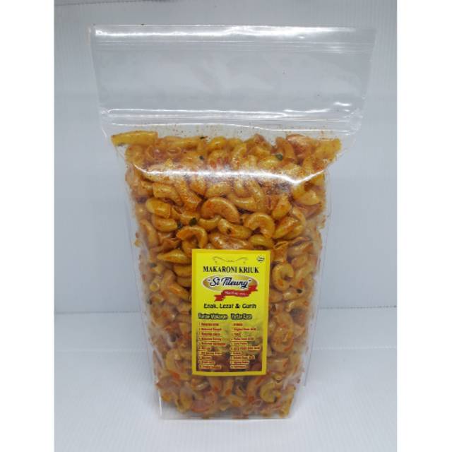 

ANEKA MAKARONI 200 GRAM / MAKARONI SI TILEUNG/GROSIR CEMILAN PEDAS KHAS BANDUNG