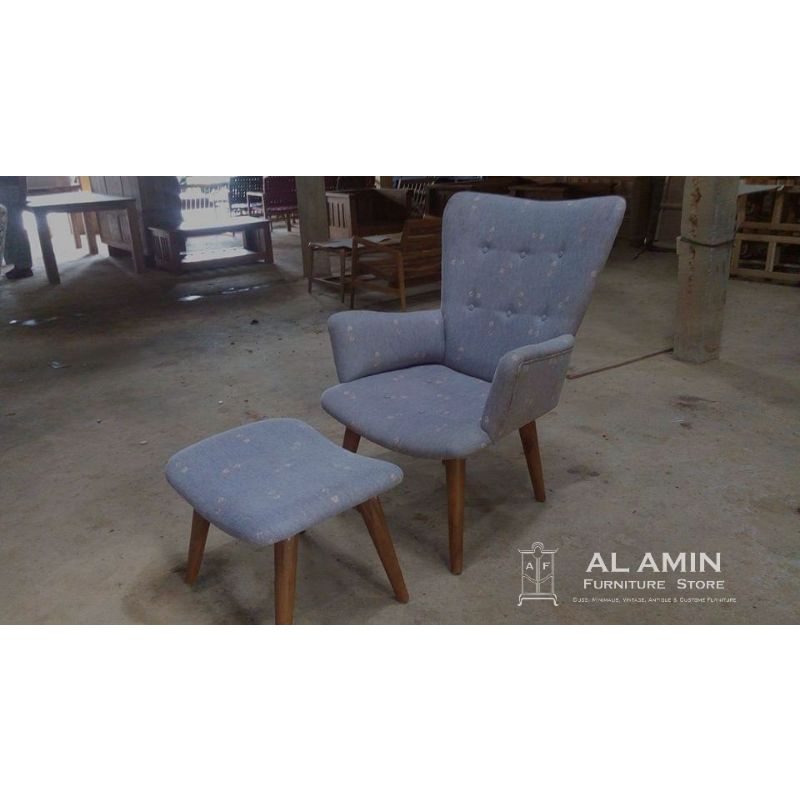 sofa retro minimalis modern sofa bacaset meja puff single seat terbaru termurah