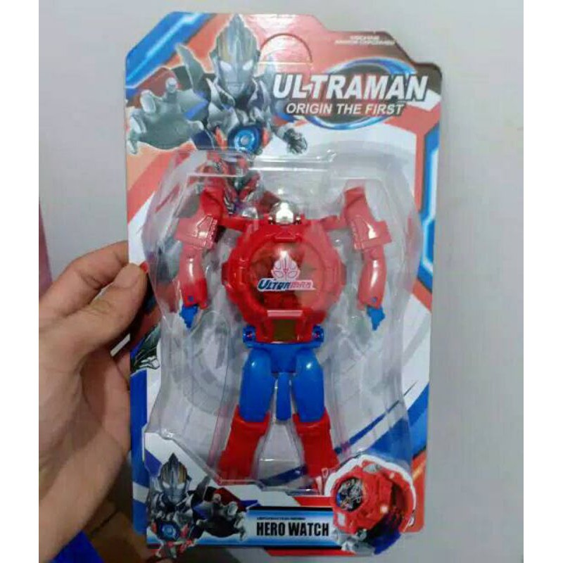 (Grosir)Jam Tangan Anak&quot; Robot Lampu Bahan Plastik(Terima Cod)