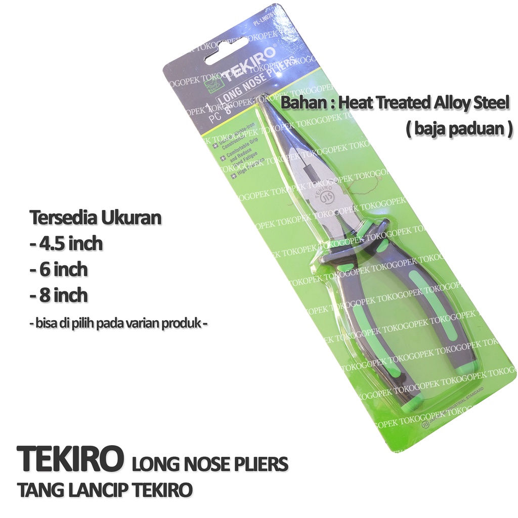 TEKIRO LONG NOSE PLIERS - TANG LANCIP TEKIRO