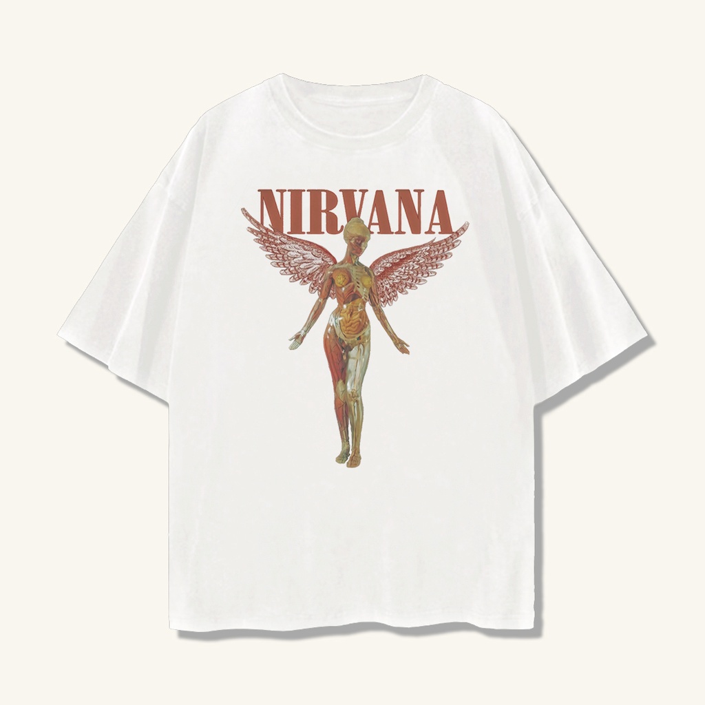 Nirvana In Utero Vintage T-Shirt - Limited Edition 999 Stück Premium Wash