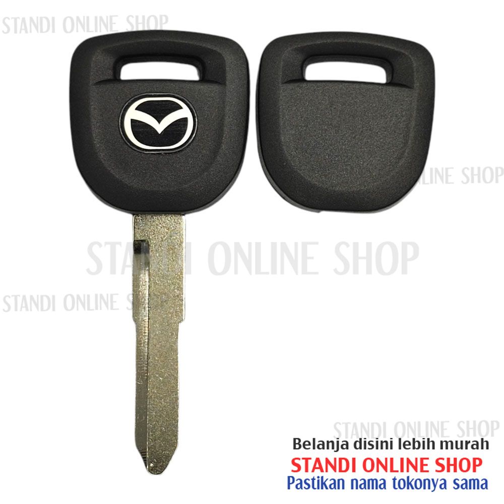 Kunci Key Shell Bahan Kunci Mazda 2 3 RX7 CX7 CX9 Dengan Tempat Chip Dan Logo