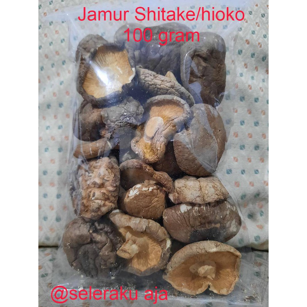 

Jamur Kering Shitake/ Hioko/ Dried shitake Mushroom 100 gram