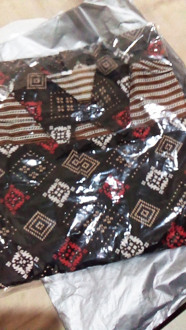 Bswart Batik Hrb026 Kenongo Hem Pendek Padi Pekalongan M L Xl Batik